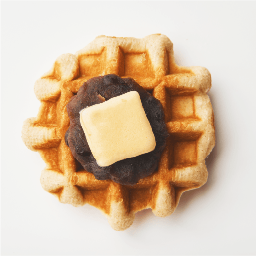 晴レのワッフルのあんバター