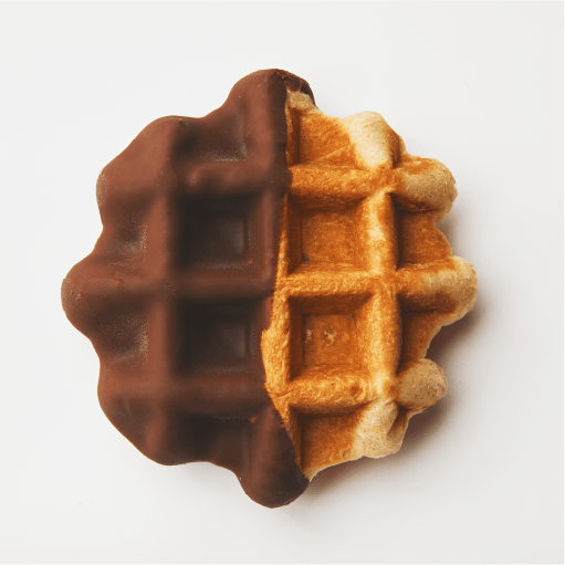 晴レのワッフルのチョコレート