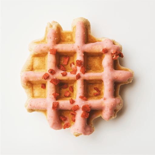 晴レのワッフルのストロベリーチョコ